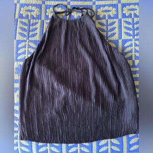 Banana Republic Black Label pleated halter top